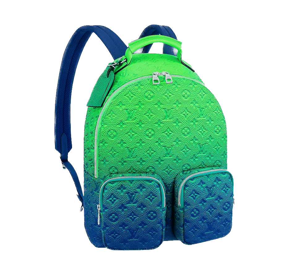 Louis Vuitton Multipockets Backpack Taurillon Illusion Blue/Green