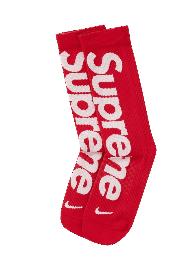 Supreme Nike Lightweight Crew Socks Red