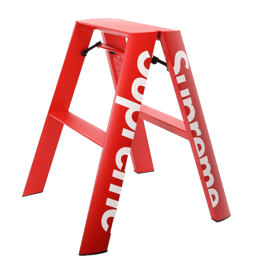 Supreme Lucano Step Ladder Red