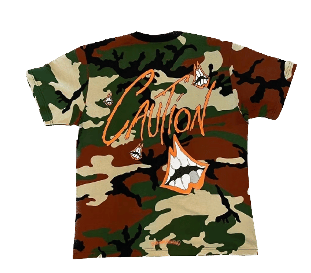 Chrome Hearts Matty Boy Caution T-shirt Camo