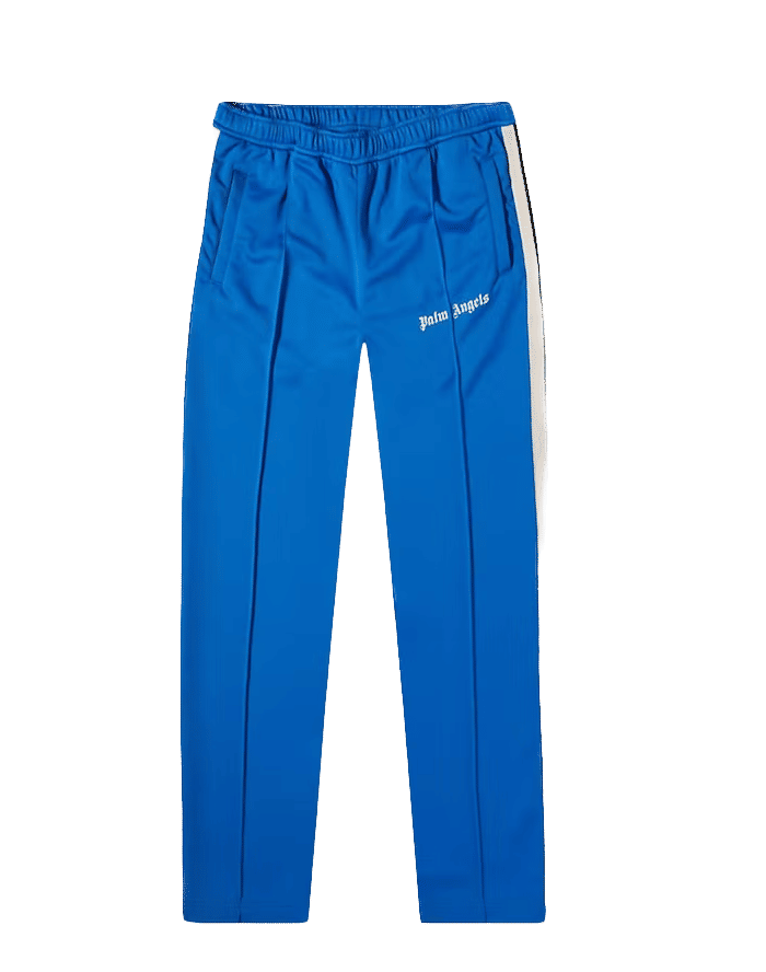 Palm Angels Slim Fit Track Pants Blue/Off White