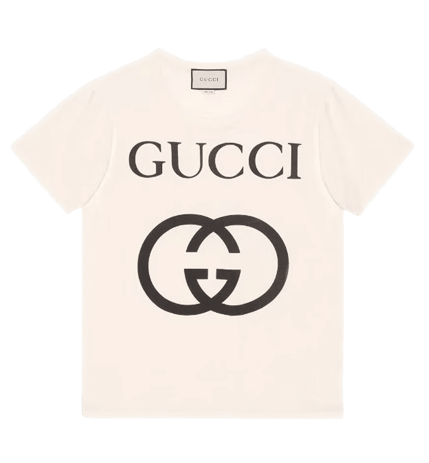 Gucci Oversize with Interlocking G T-shirt White/Black