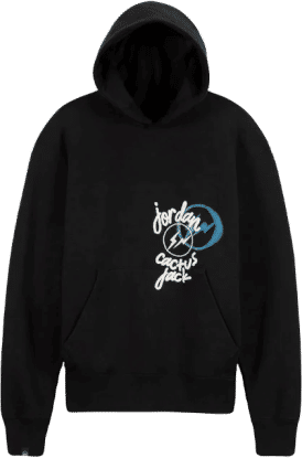 Travis Scott x Jordan x Fragment Hoodie Black