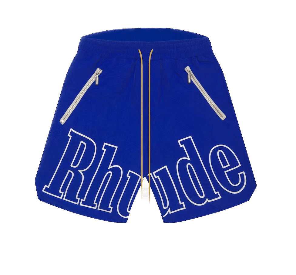 Rhude RH Logo Shorts Blue