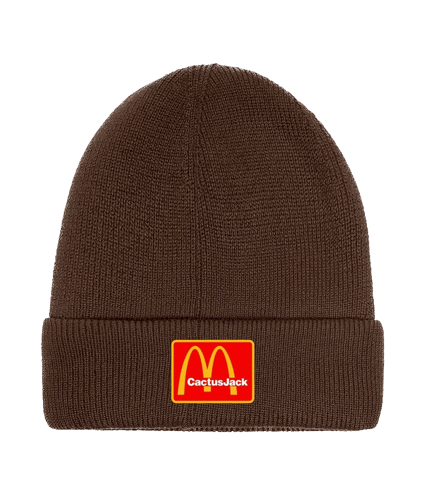 Travis Scott x McDonald Cj Arches Beanie Brown