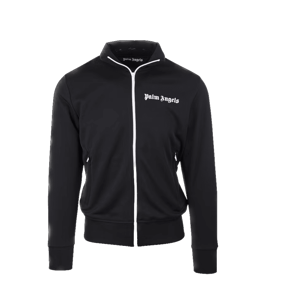Palm Angels Classic Track Jacket Black/White SS22