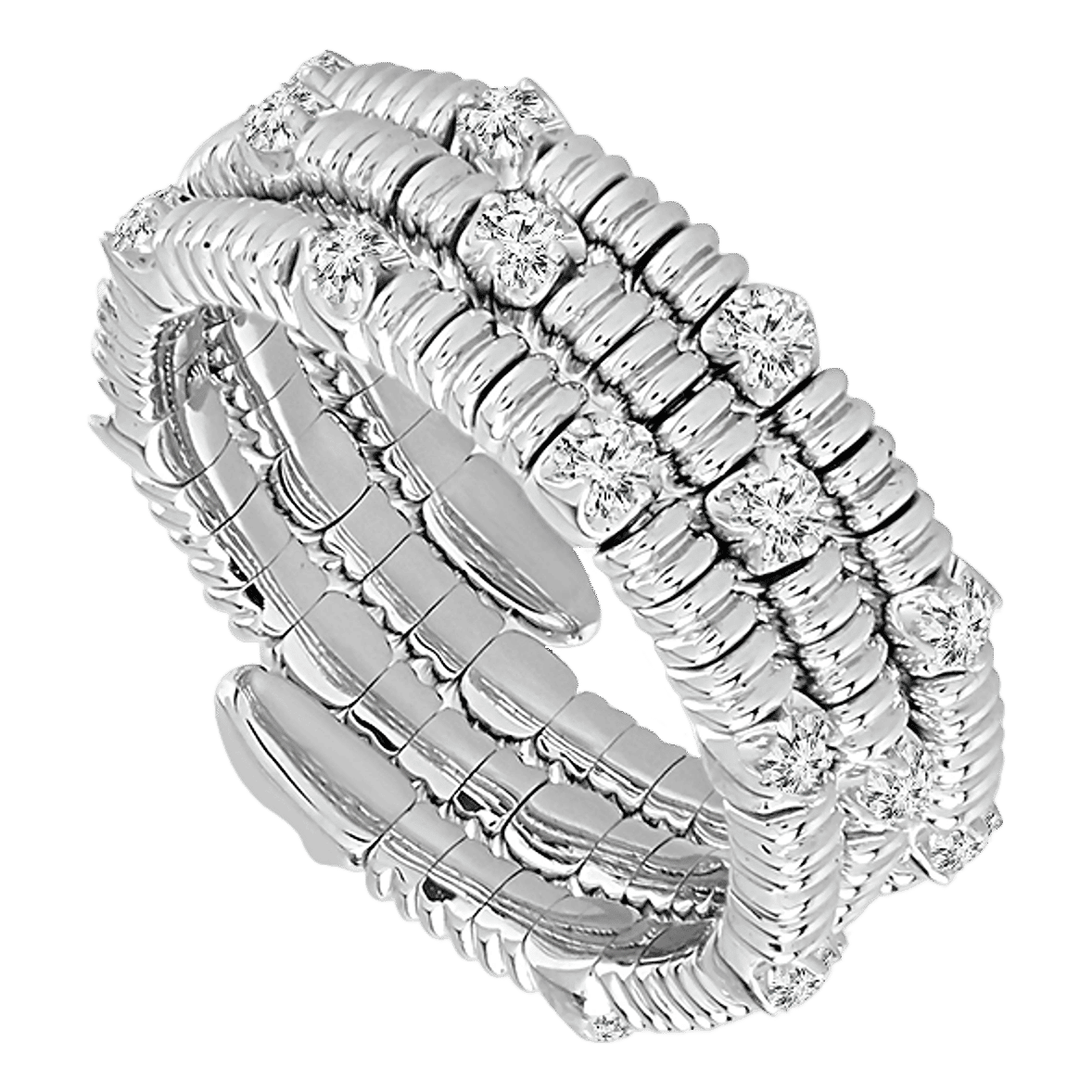 Ladies Diamond Flexible Ring 0.25 Carats