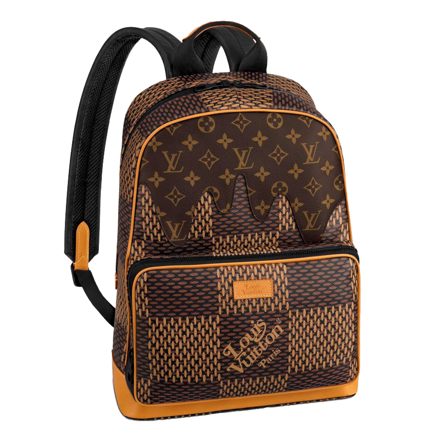 Campus Backpack Damier Ebene Giant Brown
