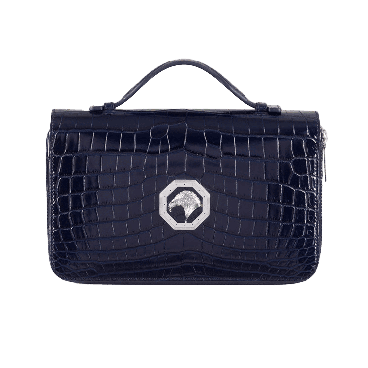 Stefano Ricci Handmade Crocodile and Calfskin Leather Wallet