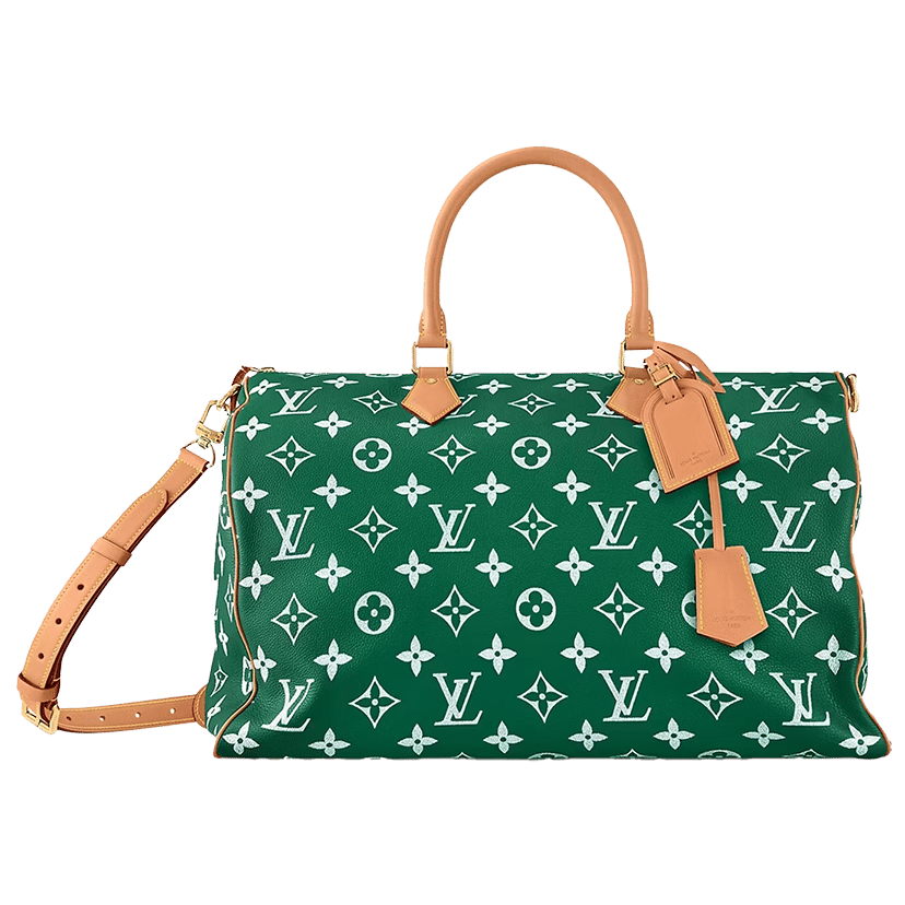 Louis Vuitton Speedy P9 Bandoulière 50 Monogram Leather Green
