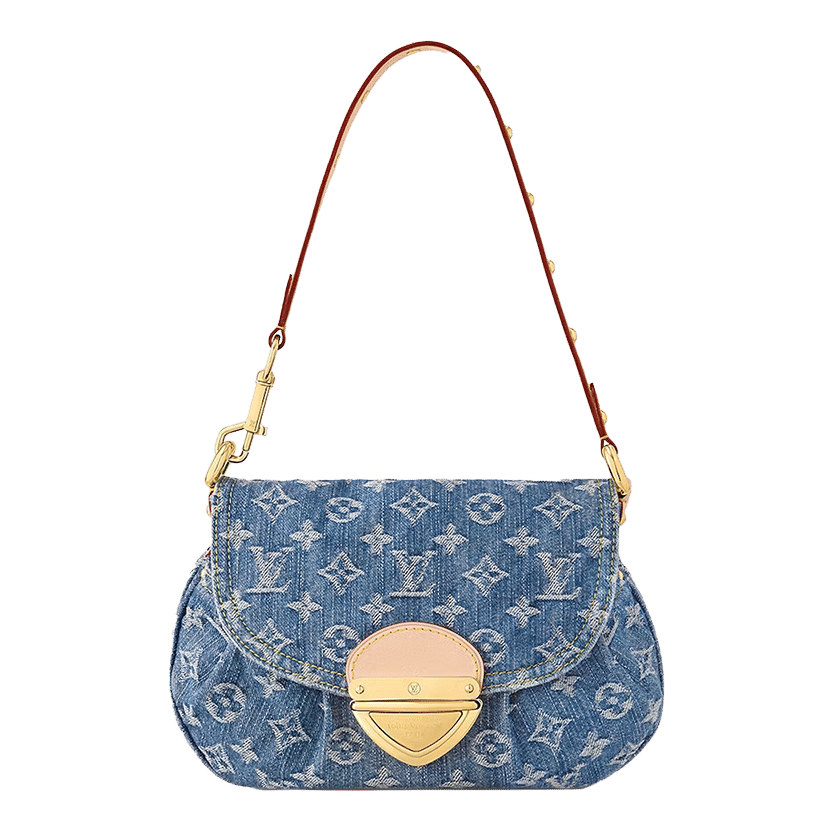 Louis Vuitton Sunset Bag Monogram Denim Blue