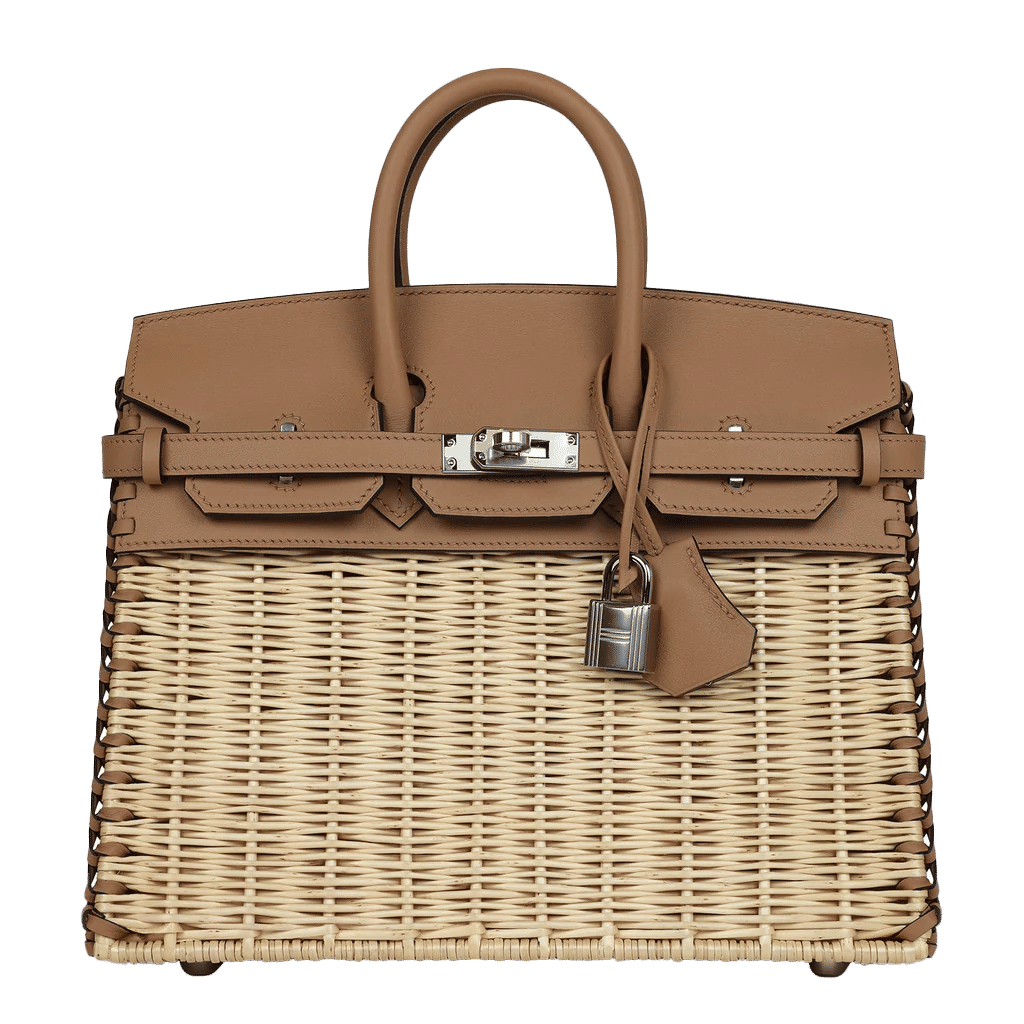 Hermès Picnic Birkin Sellier 25 Chai Swift Palladium Hardware