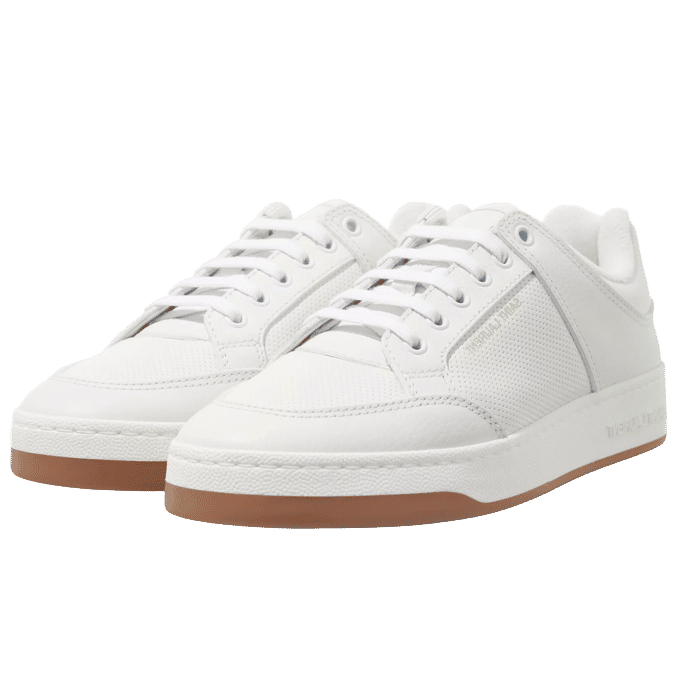 Saint Laurent SL/61 Low Tops White Leather