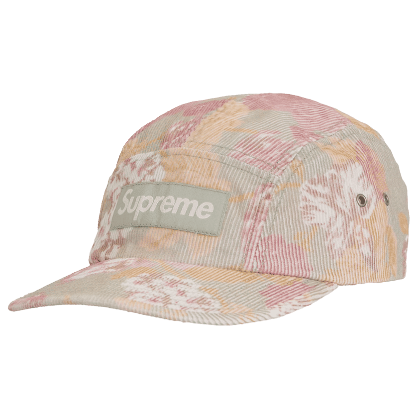 Supreme Corduroy Pocket Camp Cap Floral
