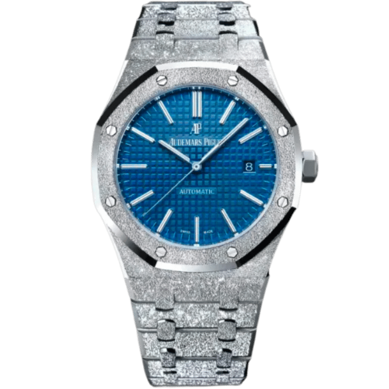 Audemars Piguet Royal Oak White Gold Frosted Royal Oak Blue Dial 41mm