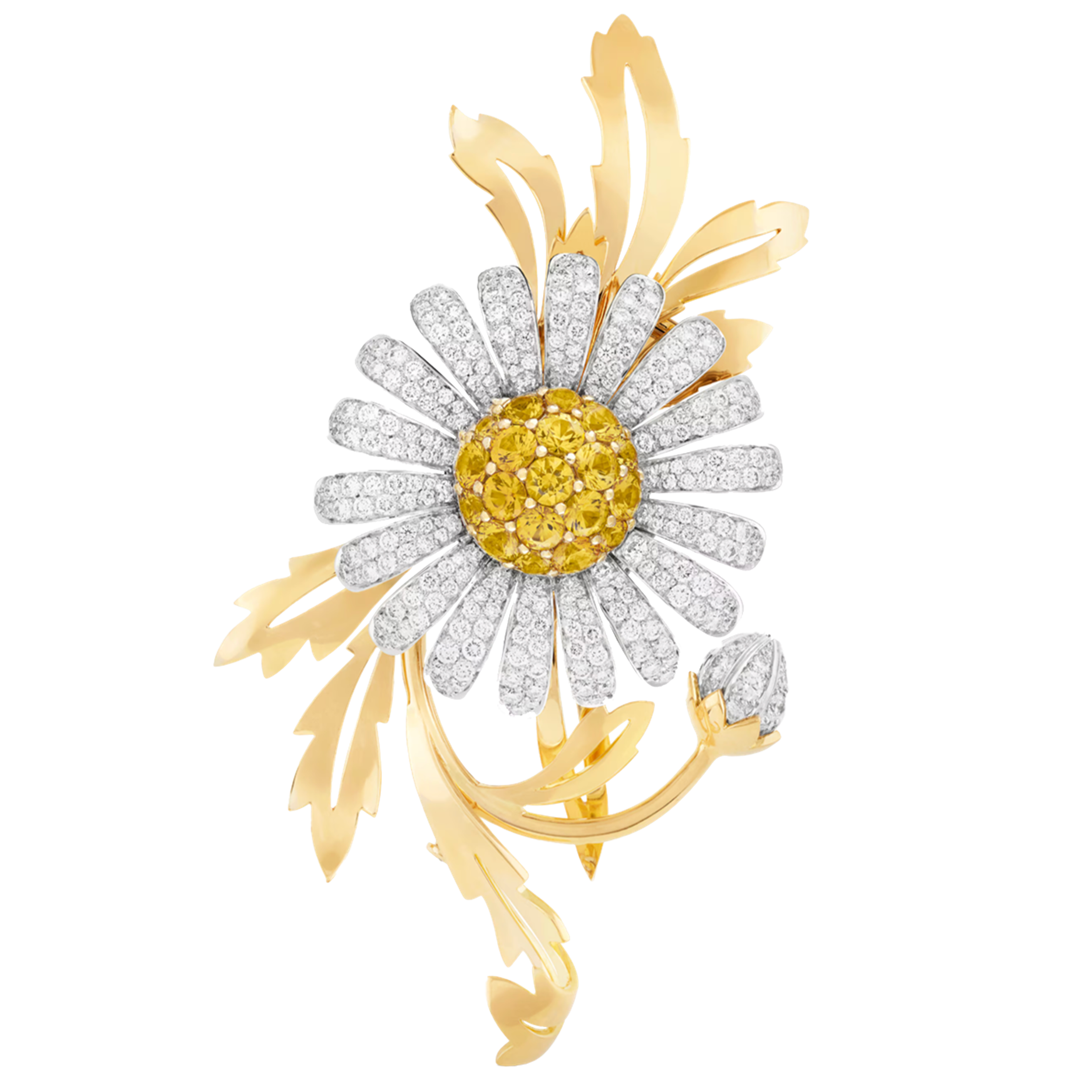 Van Cleef Marguerite Secrète watch 18K yellow gold, Diamond, Sapphire