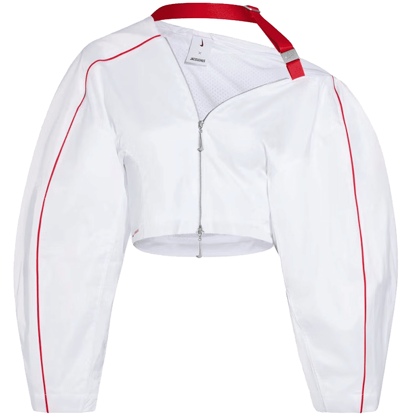 Jacquemus x Nike Short Asymmetrical Jacket White