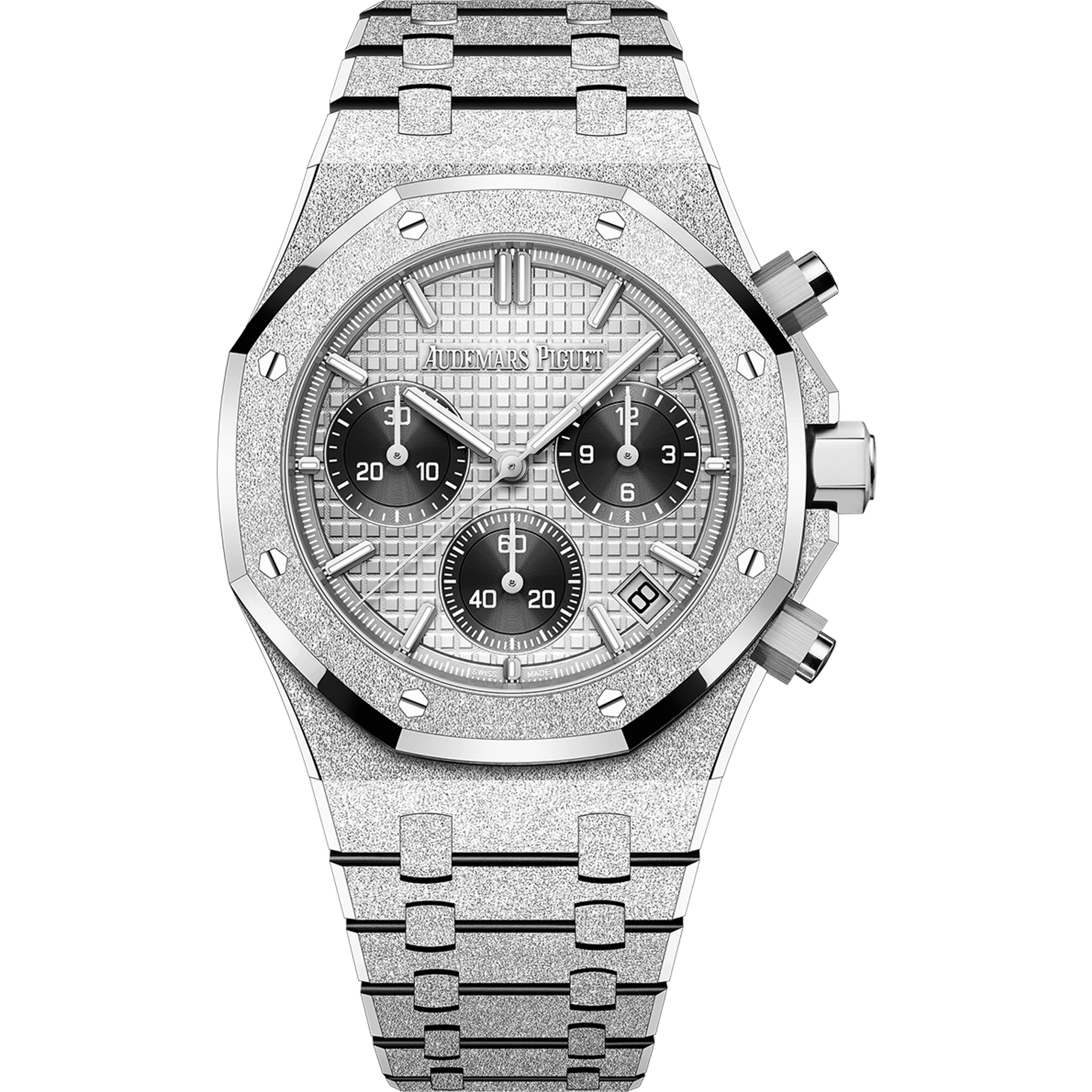 Audemars Piguet Royal Oak Hammered 18-Carat White Gold 41mm