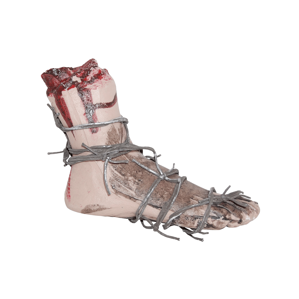 Bloody Foot w/Barbed Wire