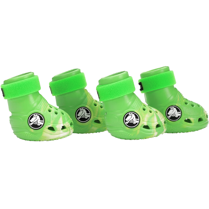 Crocs Pet Boots Green Slime