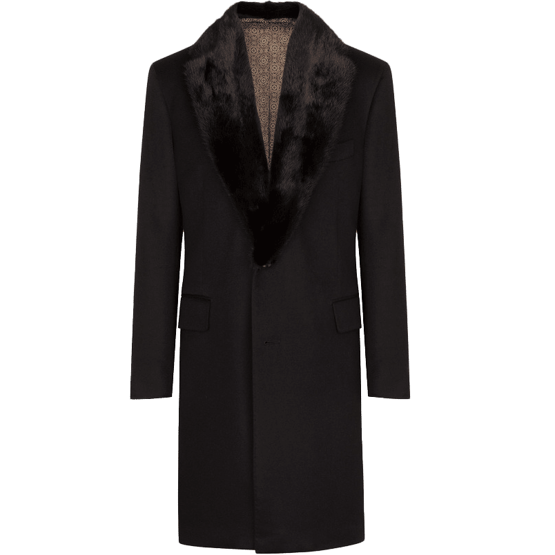 Stefano Ricci Cashmere And Mink Fur Coat