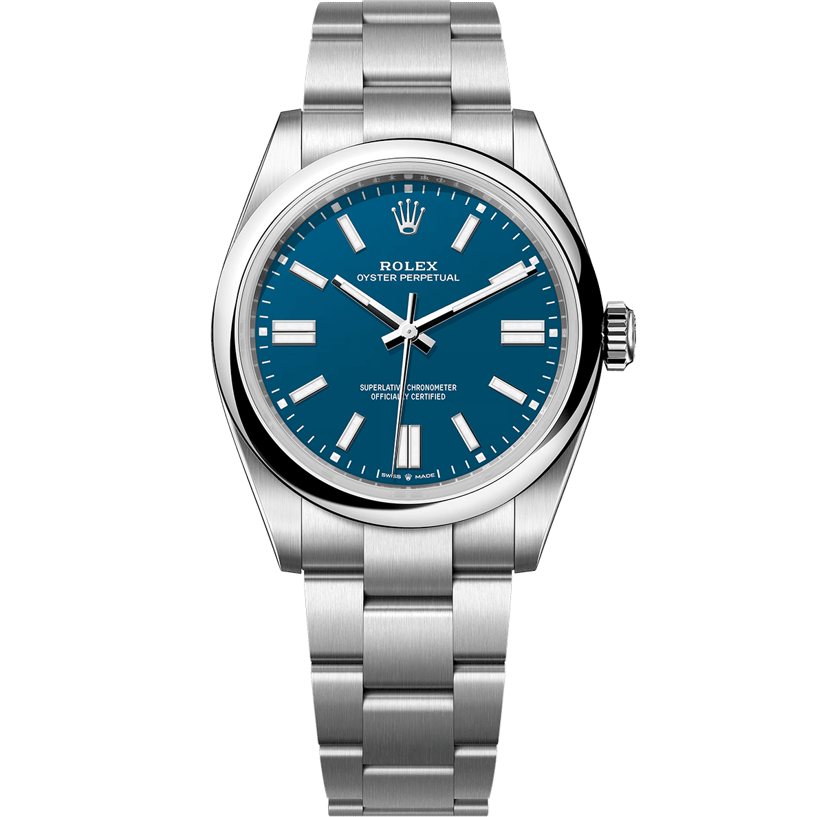 Rolex Oyster Perpetual Steel Blue Dial 41mm