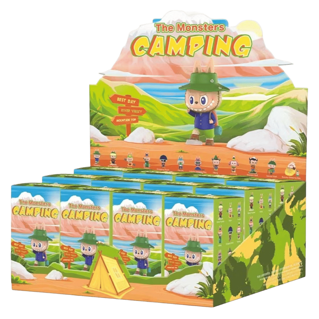 Pop Mart The Monsters Labubu Camping Series Sealed Case (12 Blind Box)