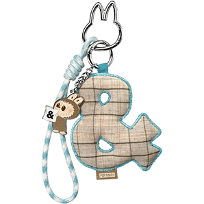 Pop Mart Labubu The Monsters Pin for Love Series "&" Letter Pendant