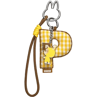 Pop Mart Labubu The Monsters Pin for Love Series "P" Letter Pendant