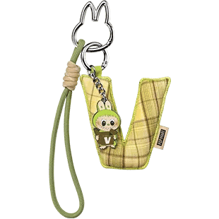 Pop Mart Labubu The Monsters Pin for Love Series "V" Letter Pendant