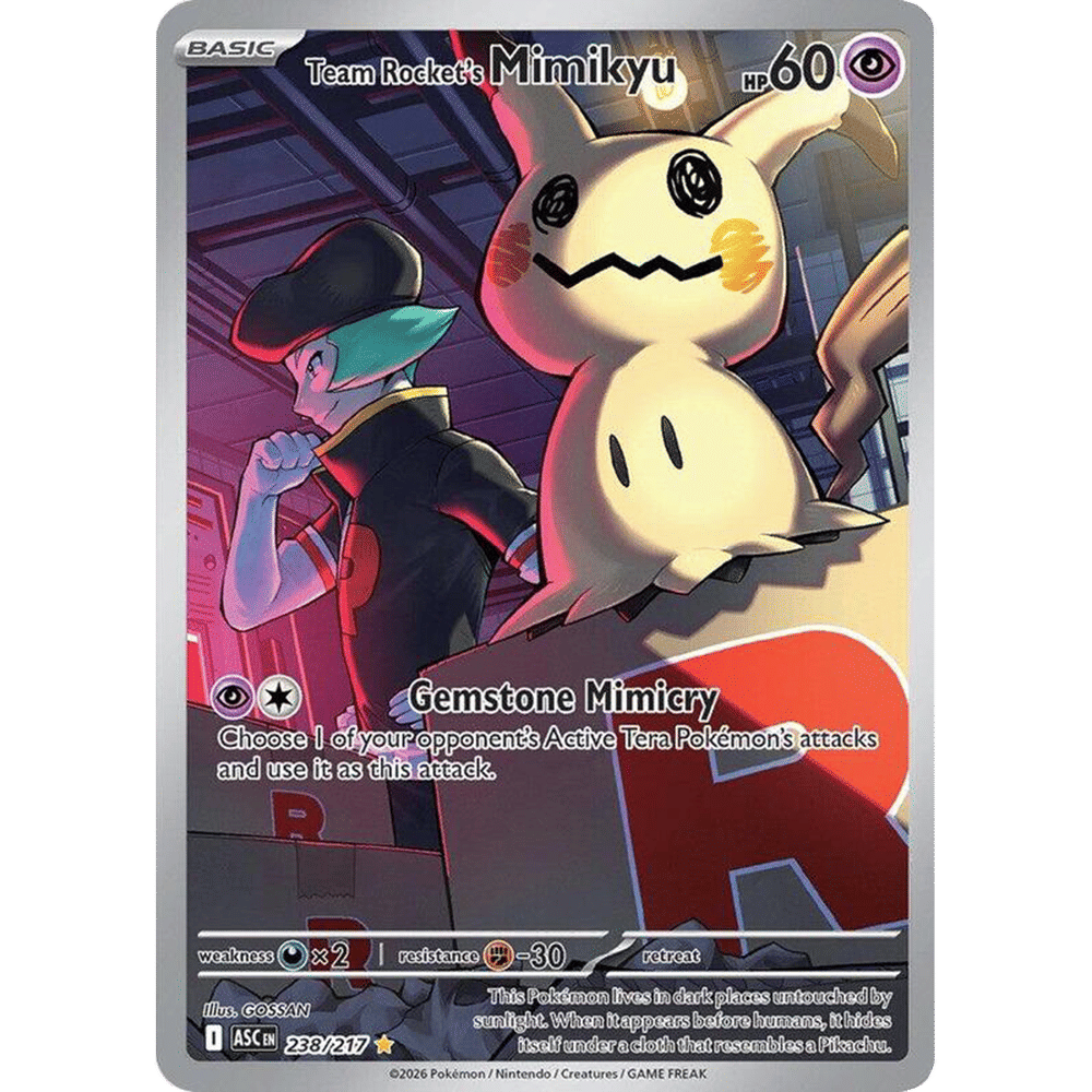 Team Rocket's Mimikyu - 238/217