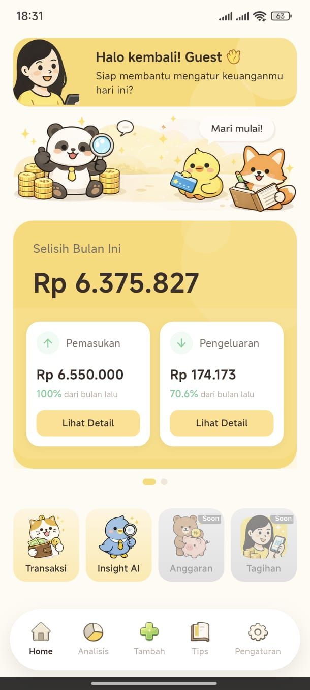 Neoside - Home Dashboard