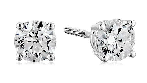 14k Diamond Earrings