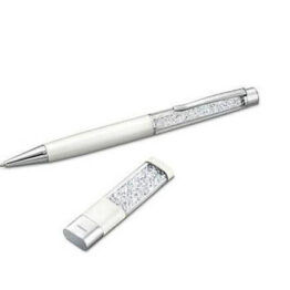 Swarovski Crystalline Usb Key and Ballpoint Pen Set