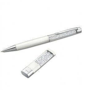 Swarovski Crystalline Usb Key and Ballpoint Pen Set 