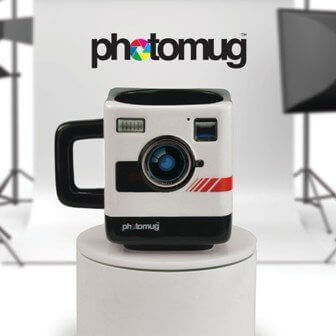 Mustard M12002 Retro Camera Shaped Mug Photomug