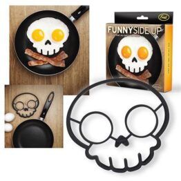 Funny Side up Egg Mould Skull