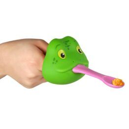 Feed Me! Silicone Frog Face Baby Feeding Spoon