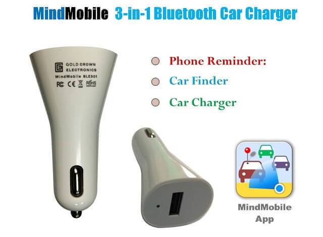 MindMobile Phone Reminder Car Locator and Charger