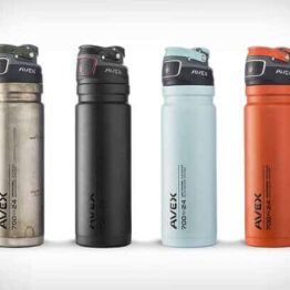 AVEX FreeFlow Stainless Autoseal Water Bottle