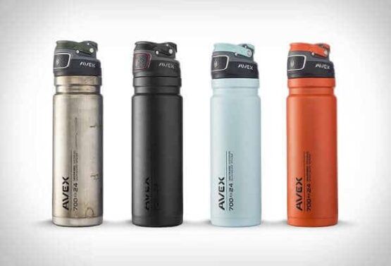 AVEX FreeFlow Stainless Autoseal Water Bottle