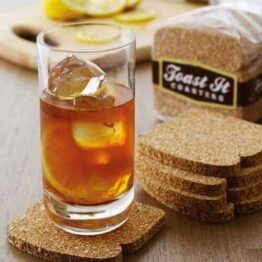 Cork Toast Coasters