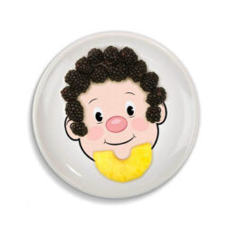 FOOD FACE Kids Dinner Plate