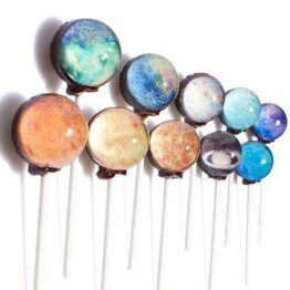 Galaxy Lollipops by Sparko Sweets