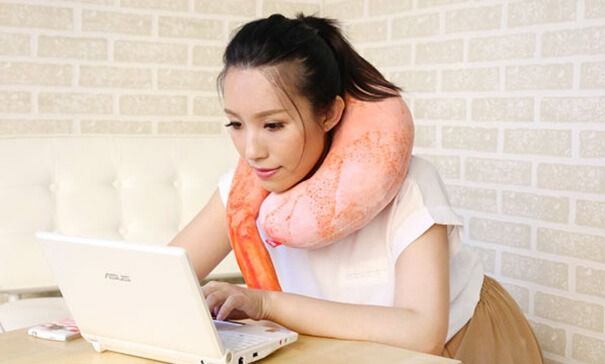 Giant Shrimp Neck Pillow