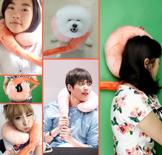 Giant Shrimp Neck Pillow