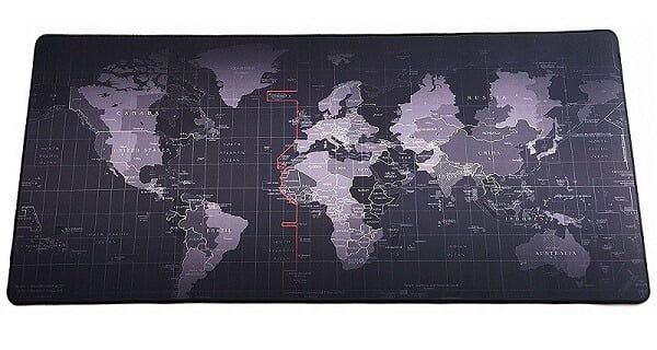 Giant World Map Mouse Pad