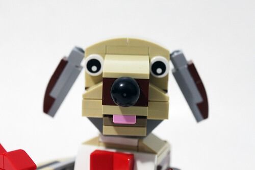 LEGO Valentines Cupid Dog