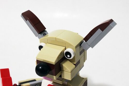 LEGO Valentines Cupid Dog