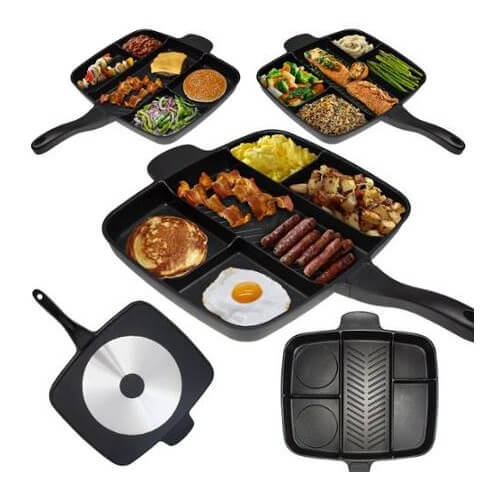 Master Pan Multi-Sectional Skillet – HuntSimply